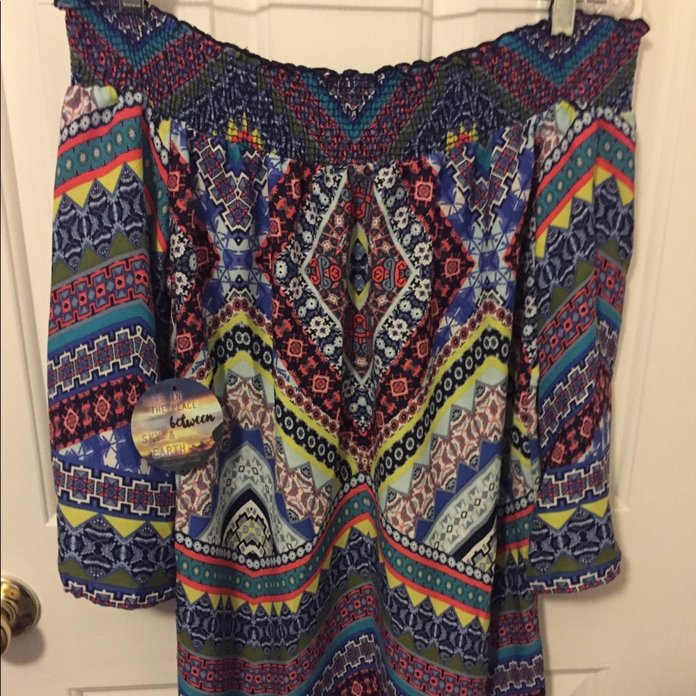 Boho patterned dress
